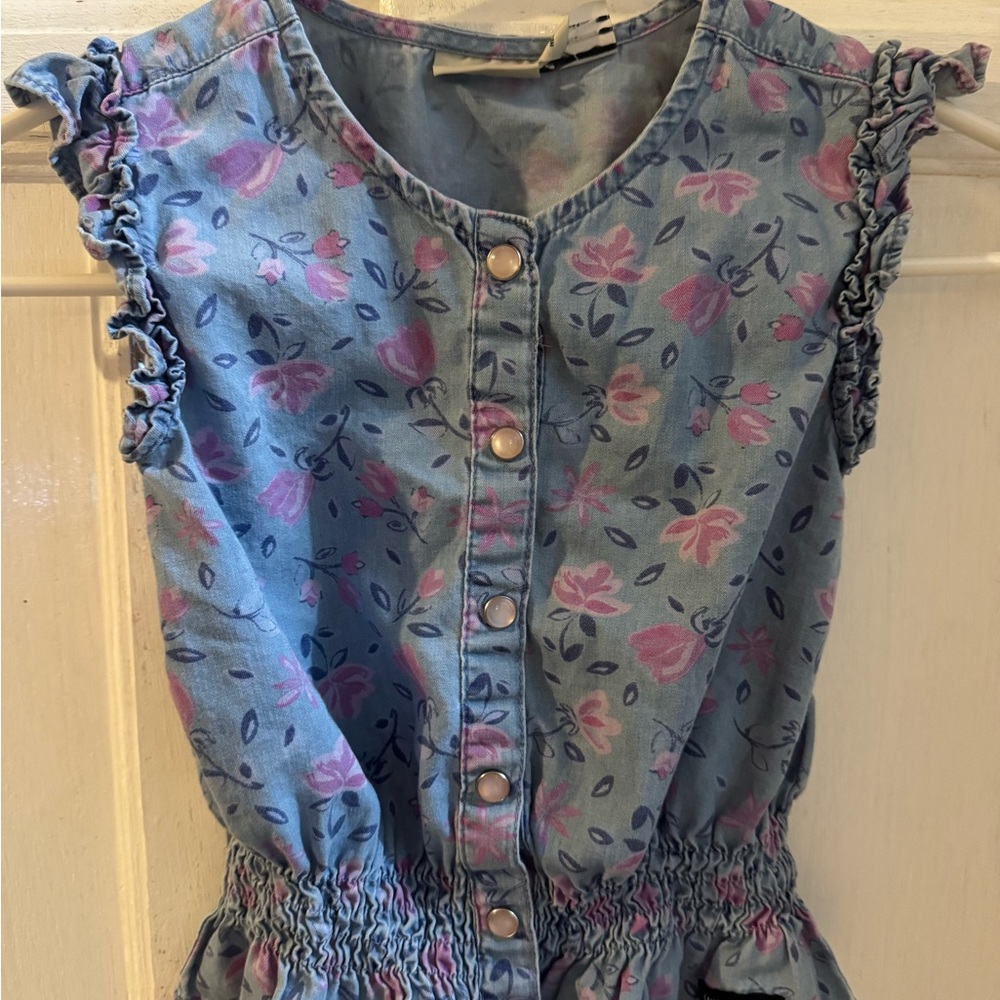 Floral Button-Down Blouse
